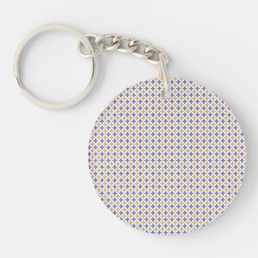 Blokkerpatroon Sleutelhanger (Voorkant)