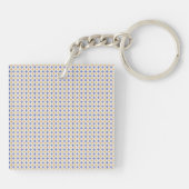 Blokkerpatroon Sleutelhanger (Achterkant)