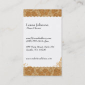 Blokkerpatroon Visitekaartje (Achterkant)