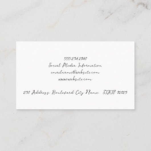 Blokkerpatroon Visitekaartje (Achterkant)