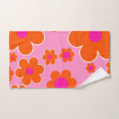 Blokkers roze Sinaasappel Bad Handdoek (Handdoek)