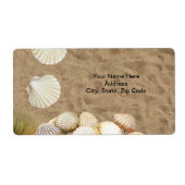 Blokkerschalen en zandetiketten etiket (Voorkant)