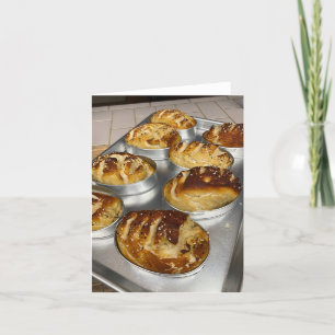 Blokkige leeslaven bedankkaart