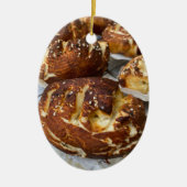 Blokkige leeslaven keramisch ornament (Voorkant)