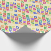 Blokletters Cadeaupapier (Hoek)