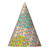 Blokletters Feesthoedjes (Links)