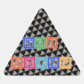 Blokletters Sticker (Voorkant)