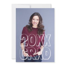 Blokletters wit - Aankondiging Afstuderen