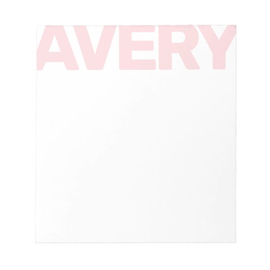 Bloknaam Alle gepersonaliseerde kleurnamen Notitieblok (Voorkant)