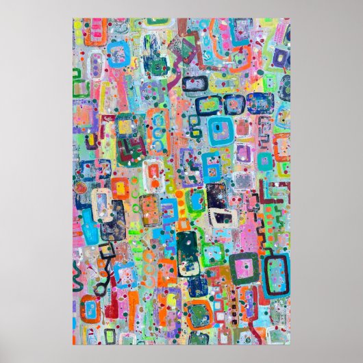 Blokpartij 24 x 36 Poster (Voorkant)