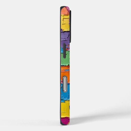Blokpartij: Abstracte Impasto Case-Mate iPhone Case (Achterkant / Rechts)