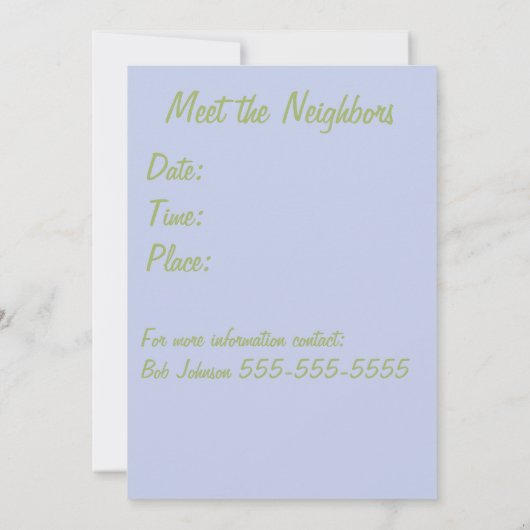 Blokpartij Kaart (Achterkant)