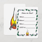 Blokpartijuitnodiging Kaart (Voorkant / Achterkant)