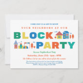 Blokpartijuitnodiging Kaart (Voorkant)