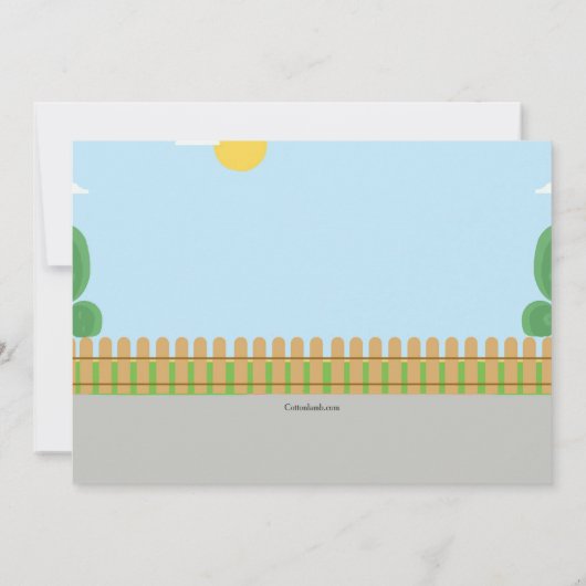 Blokpartijuitnodiging Kaart (Achterkant)