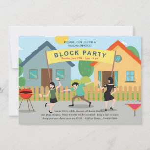 Blokpartijuitnodiging Kaart