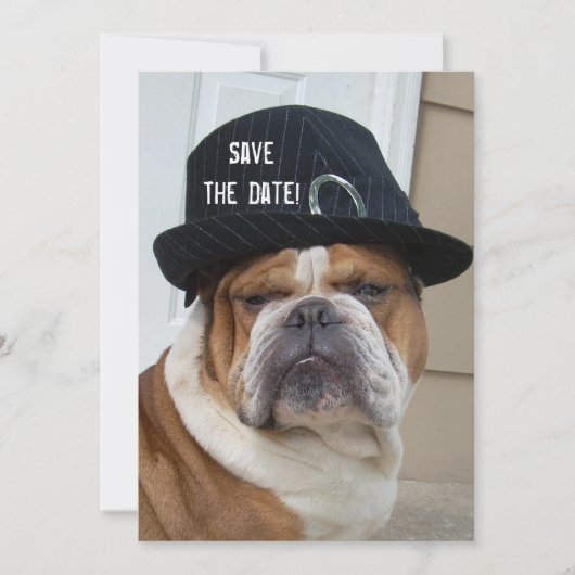 Blokpartijuitnodigingen Save The Date (Voorkant)