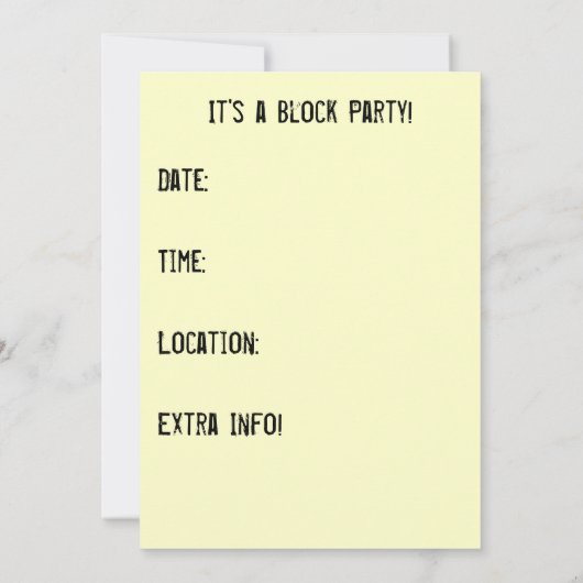 Blokpartijuitnodigingen Save The Date (Achterkant)