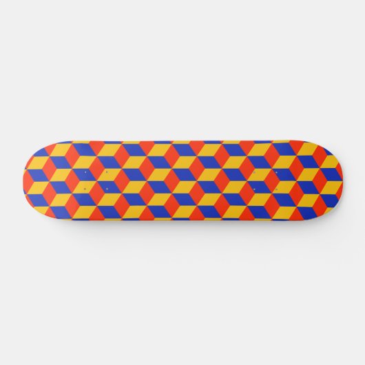 Blokpatroon 01 - Retro Persoonlijk Skateboard (Horizontaal)