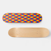 Blokpatroon 01 - Retro Persoonlijk Skateboard (Horizontaal)