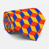 Blokpatroon 01 stropdas (Opgerold)