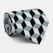 Blokpatroon 02 stropdas (Opgerold)