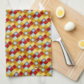 Blokpatroongoud Theedoek (Quarter Fold)