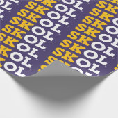 Blokscript "SKOL" — Verpakkingspapier Cadeaupapier (Hoek)