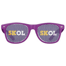 Blokscript "SKOL" - Zonnebril