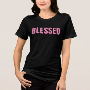 BLOKTE LADIES Black & Roze T-SHIRTS