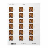 BLOKTE VIRGIN MARY PRAY VOOR ONS ETIKET (Full Sheet)