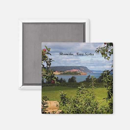 Blomidin, Nova Scotia Magneet (Voorkant / Achterkant)