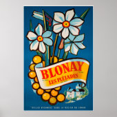Blonay, Les Pléiades, Zwitserland,Reisposter Poster (Voorkant)