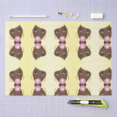 Blond Afro, Popping Pink Bubblegum Tissuepapier (Craft)