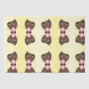 Blond Afro, Popping Pink Bubblegum Tissuepapier