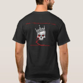 Blond Amerikaans Rocker Design T-shirt (Achterkant)