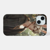 Blond Anime Bunny Boy iPhone 15 Case (Achterkant horizontaal)