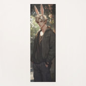 Blond Anime Bunny Boy Yogamat (Voorkant)