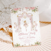 Blond Ballerina verjaardag Center podium Kaart