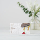 Blond - bedrijf visitekaartje (Staand voorkant)