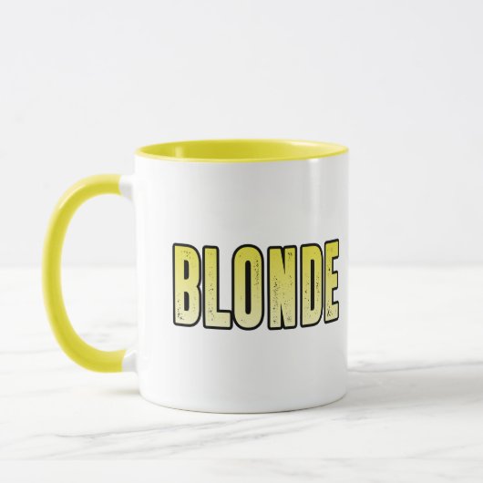 Blond, blond minnaar mok (Links)