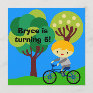Blond Boy op uitnodiging van Bicycle Birthday