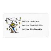 Blond Boy Rock Star Etiket (Voorkant)