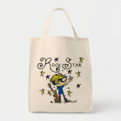 Blond Boy Rock Star Tote Bag (Voorkant)