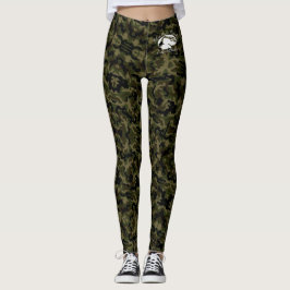 Blond & Broek - Groene Camouflage Leggings
