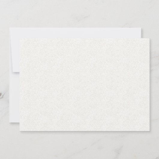 Blond Bruid Bruidsjurk Douche Kaart (Achterkant)