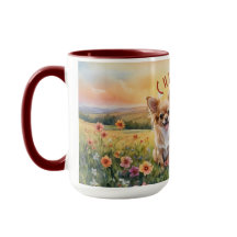 Blond Chihuahua en Pup Boerderij Sunrise