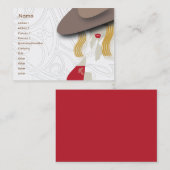 Blond - Chubby Visitekaartje (Voorkant / Achterkant)