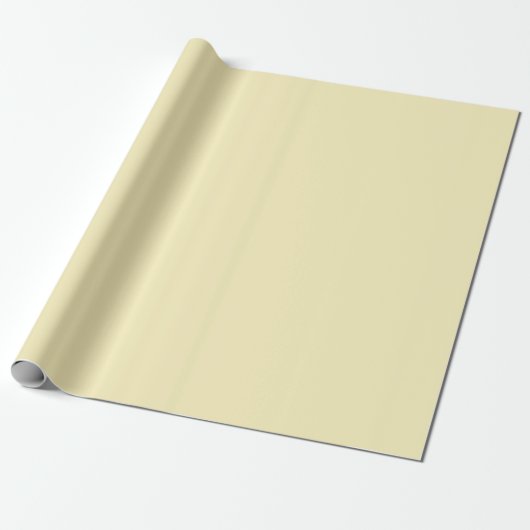 Blond effen kleur cadeaupapier (Uitgerold)