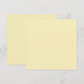 Blond (effen kleur) feestdagenkaart (Voorkant / Achterkant)